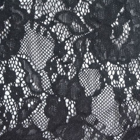 Black Floral Lace, Nylon