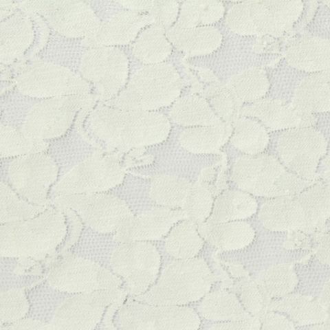 White Floral Lace, Viscose-Nylon