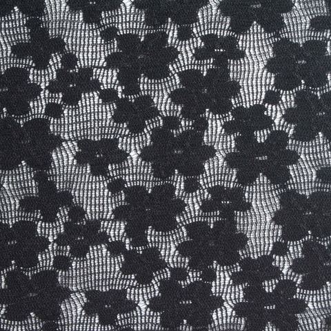 Black Floral Lace, Nylon