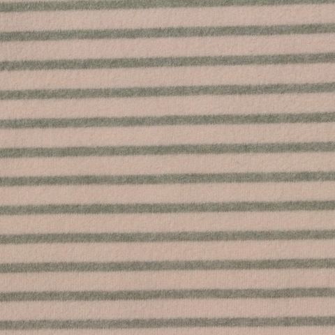 Light Pink Horizontal-Stripe Rib Knit, Polyester