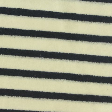 Striped Cotton Polyester Velvet Fabric