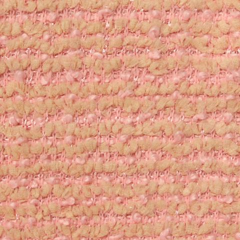 Striped Polyester Bouclé Fabric