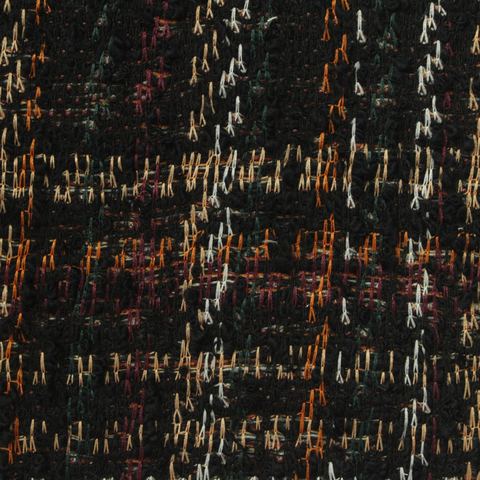 Jacquard Slub Cotton Polyester Bouclé Fabric