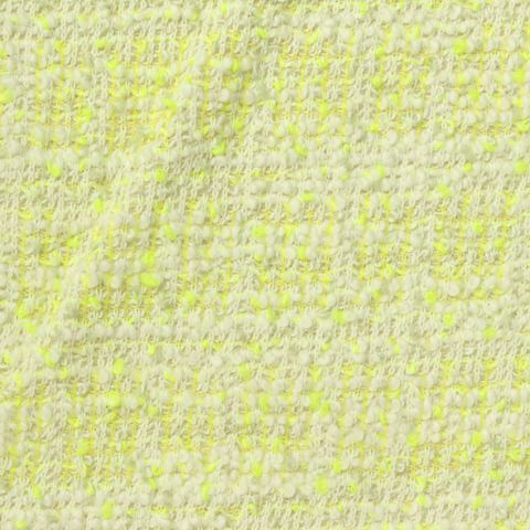 Jacquard Slub Cotton Polyester Bouclé Fabric