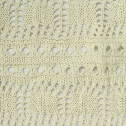 Jacquard Polyester Cotton Chunky Knit Fabric