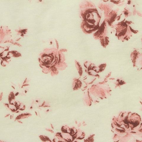 Floral Viscose Nylon Woven Fabric