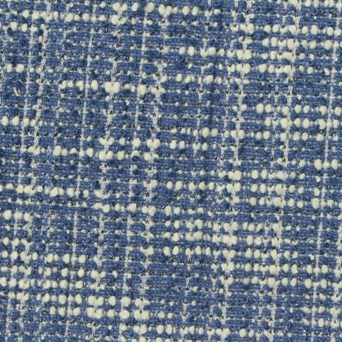 Heather Polyester Cotton Metallic Stretch Bouclé Fabric