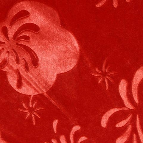 Jacquard Polyester Stretch Velvet Fabric