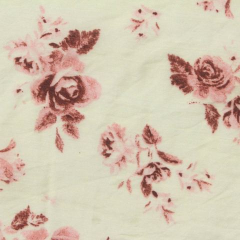 Floral Viscose Nylon Woven Fabric