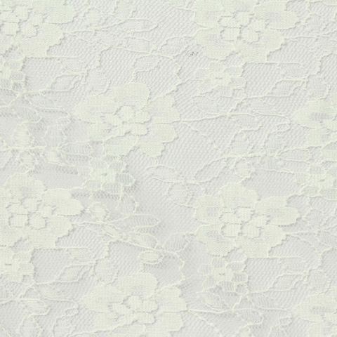 Cream Floral Lace, Polyester