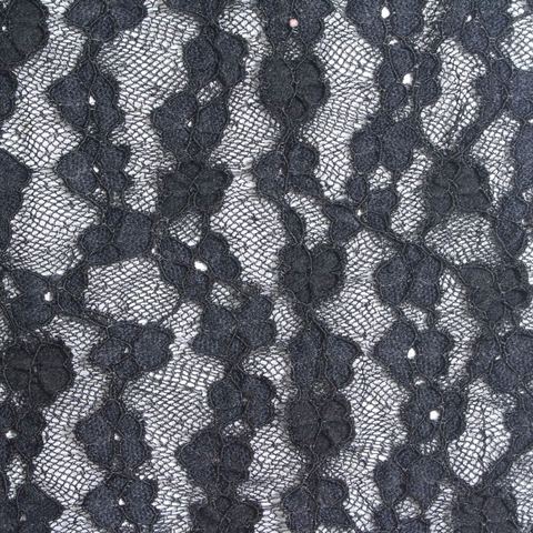 Nylon Cotton Stretch Lace Fabric