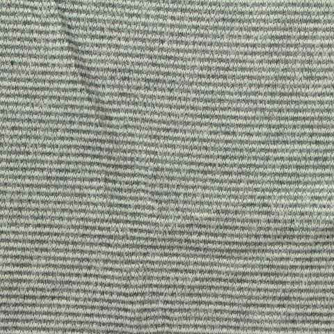 Fine Striped Polyester Viscose Stretch Waffle Knit Fabric