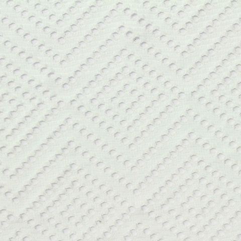 White Fine-Chevron Jacquard, Polyester