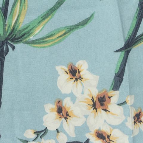Bold Floral 100% Cotton Knit Fabric