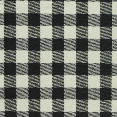 Plaid Polyester Viscose Stretch Bengaline Fabric