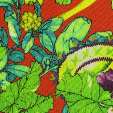 Bold Floral 100% Viscose Interlock Knit Fabric