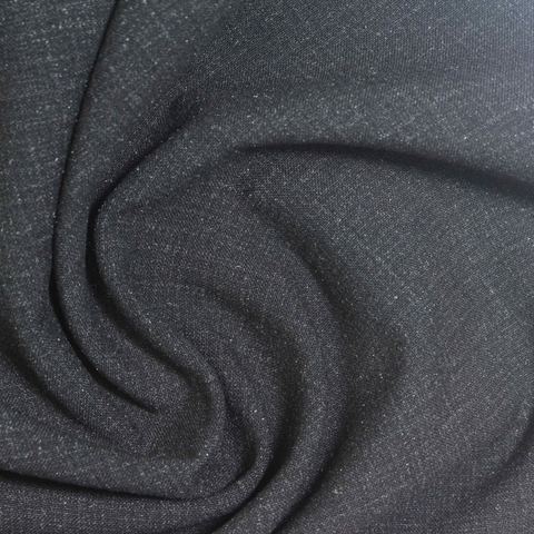 Heather Polyester Viscose Stretch Woven Fabric