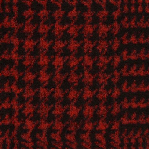 Plaid Polyester Viscose Stretch Knit Fabric