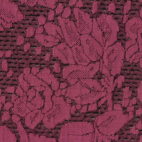 Jacquard Cotton Polyester Stretch Interlock Knit Fabric