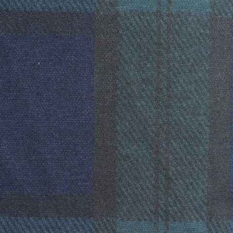Bold Plaid Polyester Viscose Stretch Knit Fabric