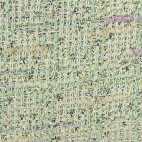Light Green Marl Bouclé, Cotton-Poly
