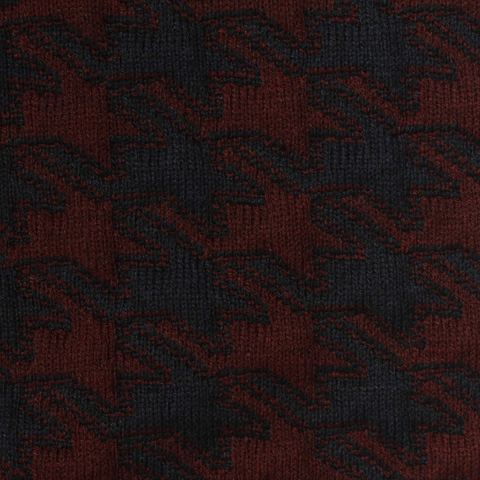Plaid Polyester Stretch Knit Fabric