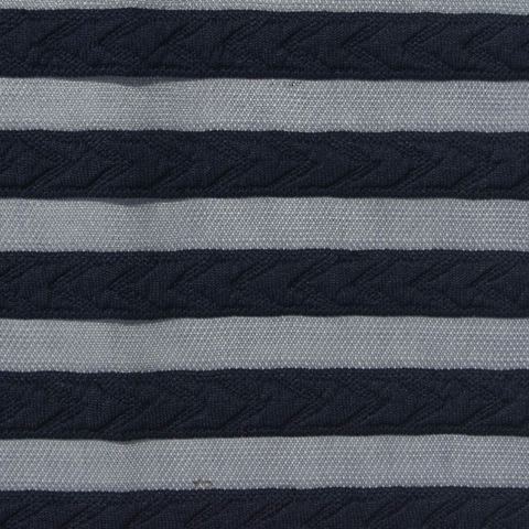 Striped 100% Polyester Knit Fabric