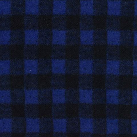 Bold Plaid Polyester Cotton Stretch Knit Fabric