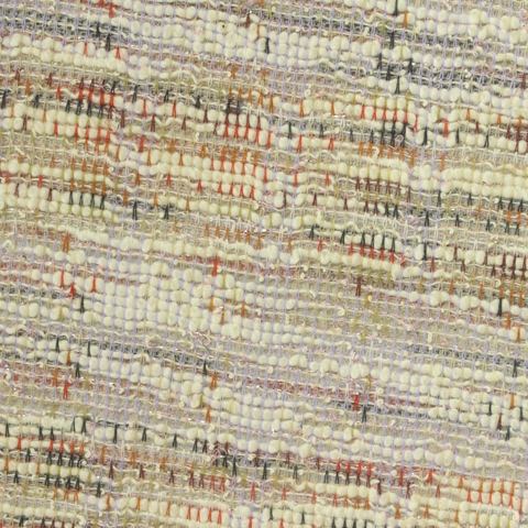 Red Irregular-Fleck Bouclé, Cotton-Poly