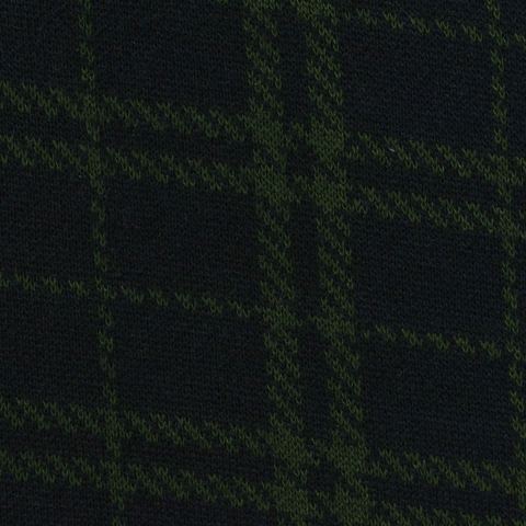 Bold Plaid 100% Polyester Knit Fabric