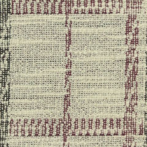 Plaid Slub Cotton Polyester Knit Fabric