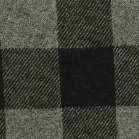 Bold Plaid Polyester Viscose Stretch Knit Fabric