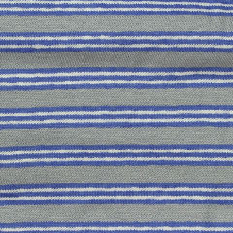 Striped Linen Cotton Knit Fabric