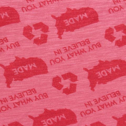 Printed Slub Modal Cotton Stretch Jersey Knit Fabric