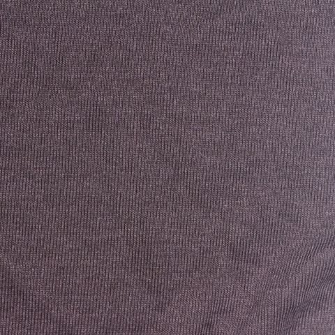 Heather Polyester Cotton Rib Knit Fabric