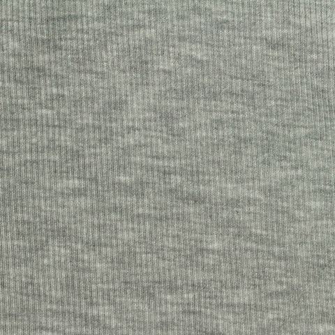 Grey Marl Rib Knit, Modal
