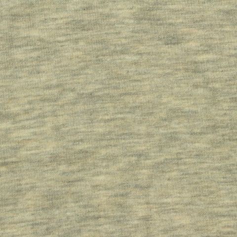Light Green Heather Jersey Knit, Tencel Lyocell-Wool