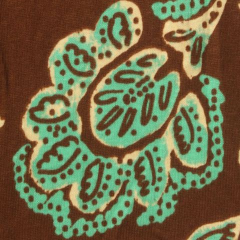 Bold Floral 100% Cotton Jersey Knit Fabric