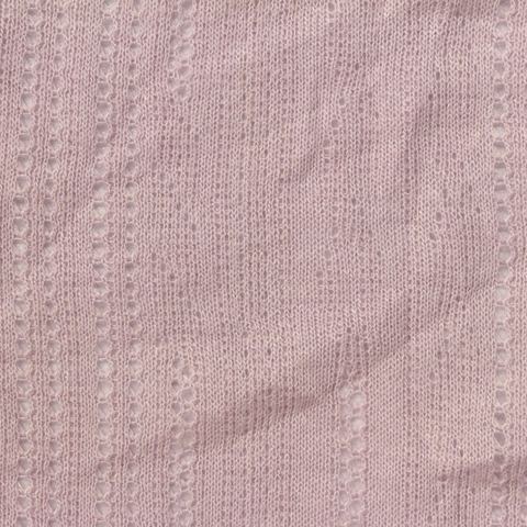 Jacquard Brushed Polyester Viscose Pointelle Knit Fabric
