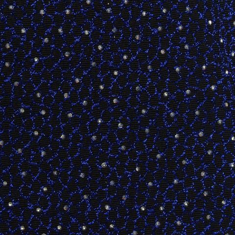 Jacquard Polyester Metallic Stretch Knit Fabric