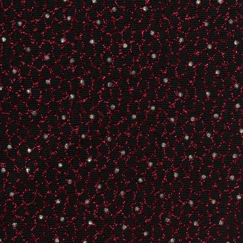 Jacquard Polyester Stretch Knit Fabric