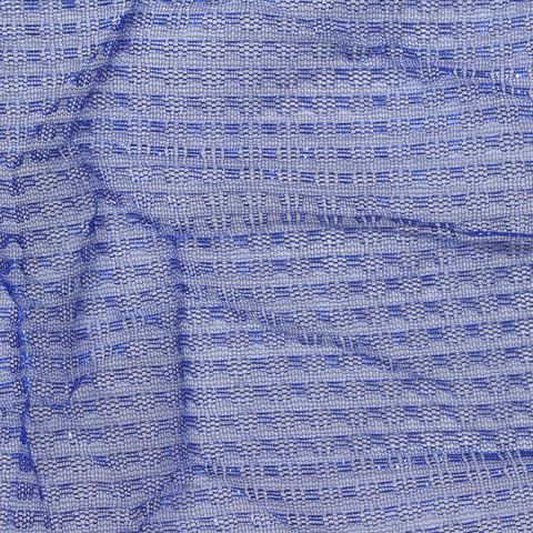 Blue Geometric Jacquard, Polyester
