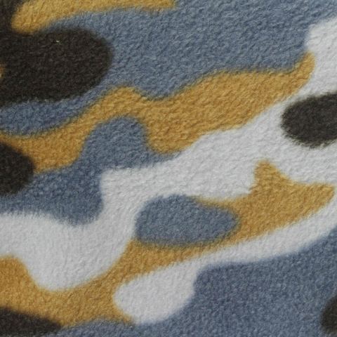 Camo Polyester Cotton Jersey Knit Fabric