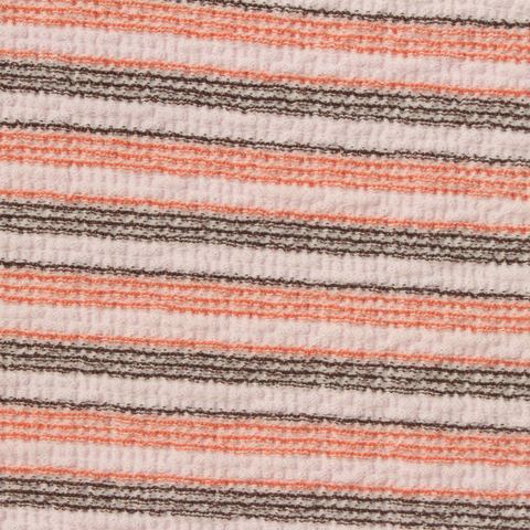 Fine Striped Polyester Cotton Stretch Crepe Fabric