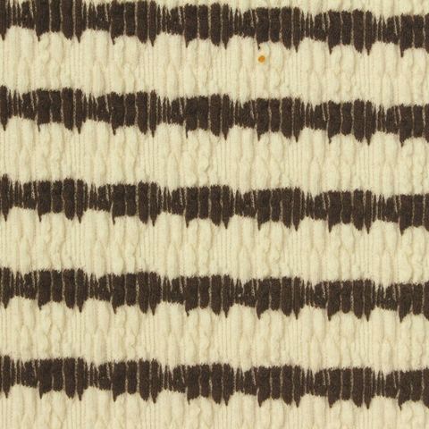 Bold Striped Polyester Stretch Crepe Fabric