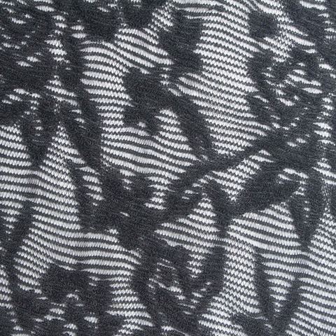 Black Abstract Jacquard, Polyester