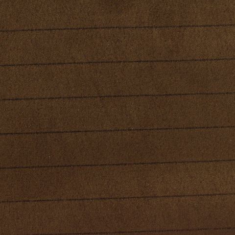 Striped Polyester Stretch Faux Suede Fabric