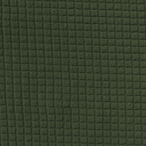 Plaid Polyester Stretch Fleece Fabric