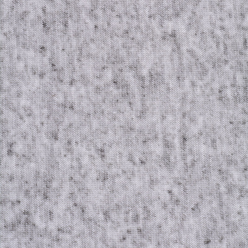 Heather Polyester Linen Jersey Knit Fabric