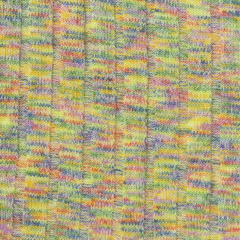 Heather Polyester Viscose Stretch Rib Knit Fabric